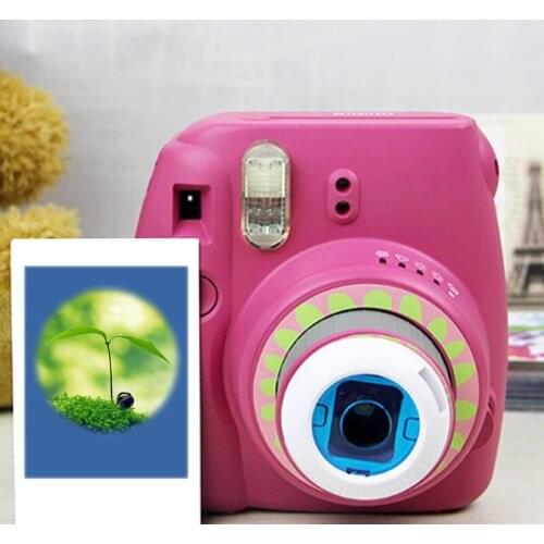 Hot Sale Instax Mini 8/8+/9/7s/KT 6 Pcs Colorful Filter Lens For Fuji Instant Film Camera MAY-17
