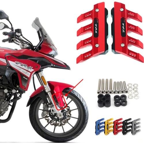 For Benelli TRK251 TRK125 TRK502 TRK502X Motorcycle Mudguard Front Fork Protector Guard Block Front Fender Slider Accessories