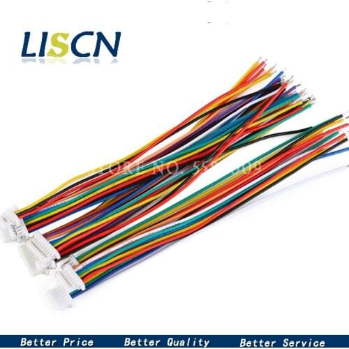 5-10Pcs SH1.0mm Wire Cable Connector DIY SH1.0 JST 2/3/4/5/6/7/8 Pin Electronic Line Single Connect Terminal Plug 28AWG 100mm
