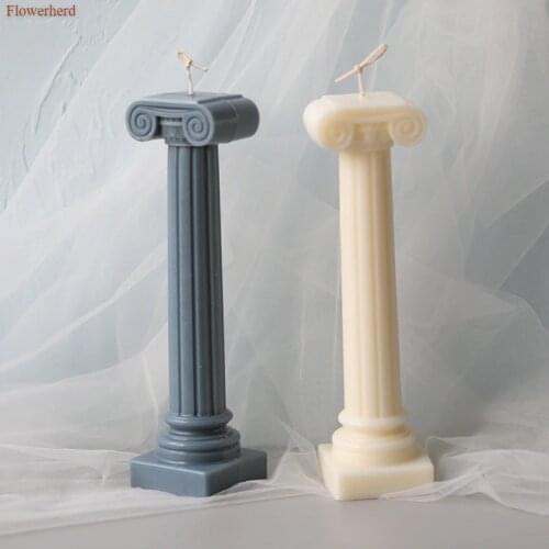 New Candle Making Tool Roman Pillar Candle Mold Transparent Acrylic Mold Scented Candle DIY Material Handmade Candle Mold