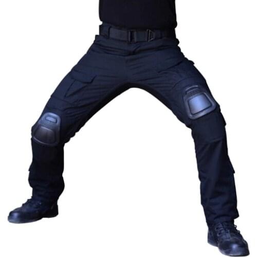 Camouflage Tactical Clothing Military Pants With Knee Pads Men Tactical Cargo Pants Soldier US Army Trousers Paintball Airsoft