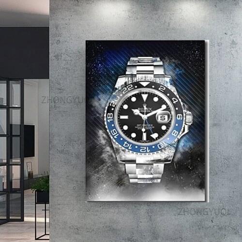 Canvas 1 Set Paintings Wall Artwork HD Print Poster Rolex Watches Home Decoration Modular Picture For Bedroom Framework