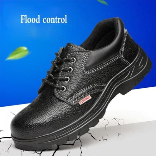 New Labor Insurance Shoes SmashProof stab-Resistant Penetrating Work Shoes Wear-Resistant Oil-Resistant Shoes New Safety Shoes