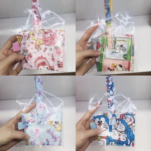 2018 New Cartoon Environmental protection cup bag Milk tea cup portable cup bag Hand shake cup bag 201ML-300ML