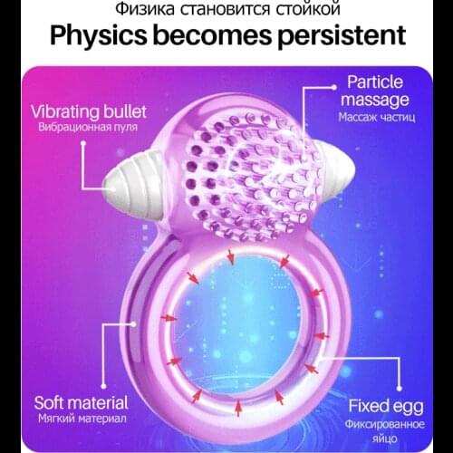 Delayed Ejaculation Cock Penis Ring Soft Silicone Adult Sex Toys Dick Penis Vibrators Ejaculation Cock Ring Vibrating For Men