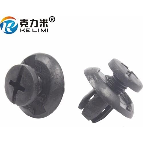 KE LI MI Short screw retainer clamp 8mm bumper fender door engine cover fastener clips notch turnbuckle
