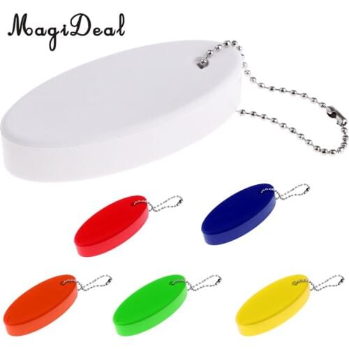 Portable Marine Yachting Boating Floating Keychain Keyring Key Float Buoy for Seaside Swim Surf Fishing Kayak Canoe Pool Sports