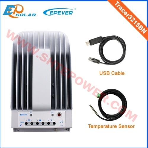 EPsolar battery charge controller mppt regulator 40A 12v 24v auto max pv 150v input voltage with PC connection port Tracer4215BN