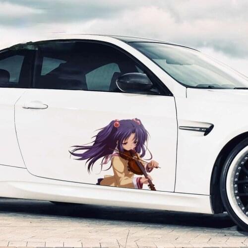 Super Sexy Car Stickers Cartoon Anime Clannad Kyou Fujibayashi Car Assessoires Waterproof Decal Motorcycle Scratch-Proof Decor