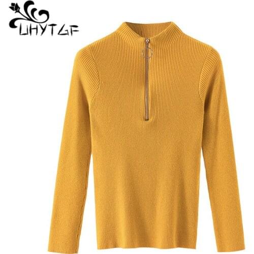 Женские вязаные пуловеры UHYTGF China At AliExpress