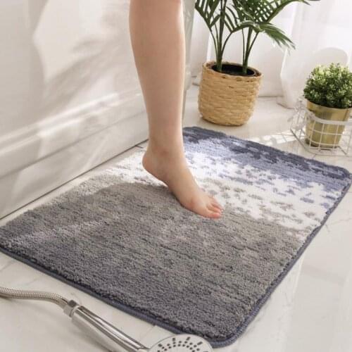 High Quality Bath Mat Bathroom Non-slip Carpet Soft Comfortable Bedroom Toilet Door Mat Bathtub Absorbent Rugs Home Floor Decor
