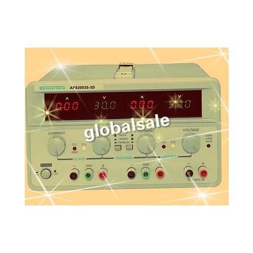 ATTEN Upgraded APS3003S-3D High precision Dual Channel and Adjustable Linear Digital DC Power Supply 30V/3A