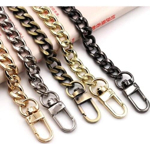 Bag Parts Diy Replacement Shoulder Crossbody Bag Strap Chain Lady Metal Chain Handbag Handles For Women Metal Bag Accessories