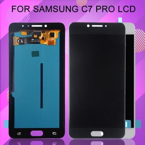 Promotion Catteny 5.7inch C7010 Lcd For Samsung Galaxy C7 Pro Display With Touch Ditigizer Assembly C7010 Screen Free Shipping