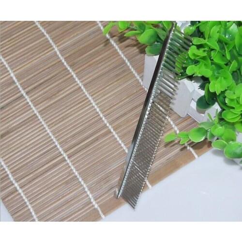 100pcs/lot Pet Comb Stainless Steel Needle Grooming 16cm Dog Comb Single-Sided Unhairing Cats Removal Hair Combs ZA3783