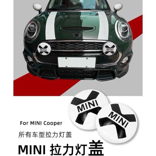 New Plastic Material LED/Halogen 2PCS Spot Lamp Cover Many Color For mini cooper R56 R55 R57 R58 R59 R60 R61 F54 F55 F56 F57 F60
