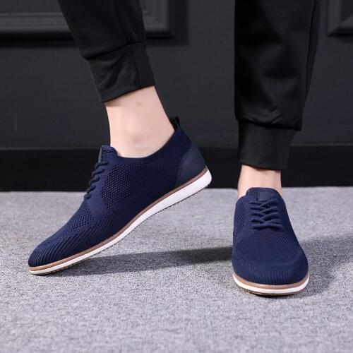 2021 Spring Mens Breathable Comfortable Mesh Outdoor Casual Shoes Trend Fashion Comfortable Mens Shoes Mens Casual Shoes