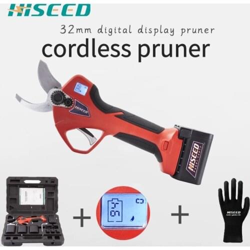 Cordless pole pruning bypass lopper 32mm electric pruning machine 16.8V Cordless Electric Rechargeable Lithium Pruning
