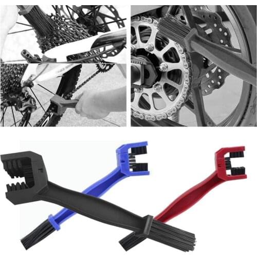 Motorcycle Chain Cleaner Accessories Universal Rim Care Tire Bicycle Gear Chain Maintenance Cleaner Dirt Brush Cleaning Tool
