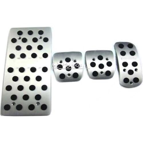 Aluminium Brake Clutch Cover Accelerator pedal Non-Slip Car Foot Pedals Throttle brake pedals For Nissan NV200 13-15 With logo