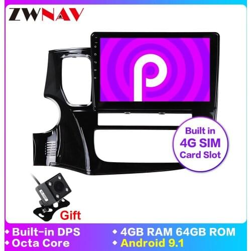 IPS DSP Android 9.1 car dvd gps multimedia player For Mitsubishi Outlander xl 3 car navi radio video audio player head unit wifi