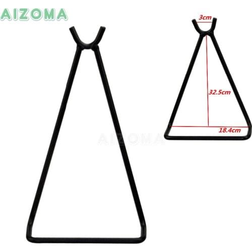 Dirt Bike Motorcycles Rear Axle Triangle Stand Trail Bike Motocross Off-Road Universal Black Holders Bracket
