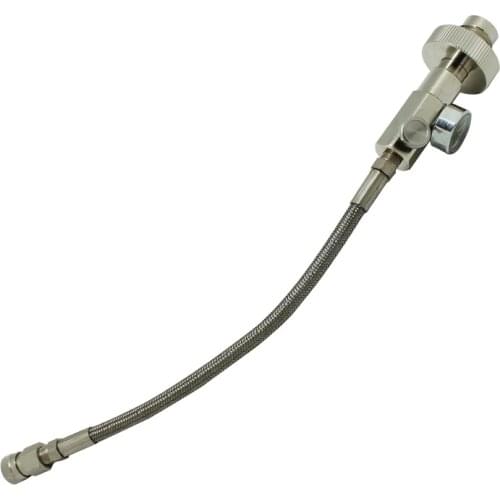 GREAT HPA High Pressure Air Scuba DIN Fill Station Adapter with 10" Stainless Steel Whip