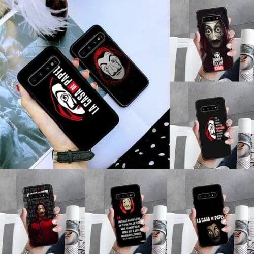 Spain TV Money Heist House Paper Phone Case For Samsung galaxy S7 S8 S9 S10 edge A50 A51 A70 note 10 plus