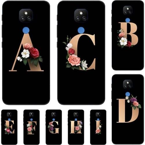 For Lenovo K12 Note Music Lemon K12 Case For Lenovo K12 Pro Music Lemon K12Pro Cartoon Pattern Flowers Black Letters Soft Cover