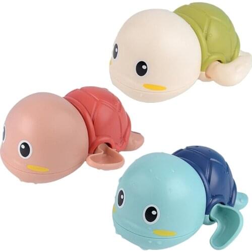 Bath Turtle Swimming Turtle Fountain Water Clockwork Rotary Clockwork Beach Toy Play In Summer In Bathroom for Kids Gift