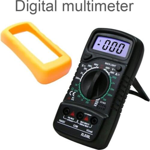 XL830L Digital Display Digital Multimeter Current Voltage Resistance Car Test Instrument Tester Meter Capacitance Meter
