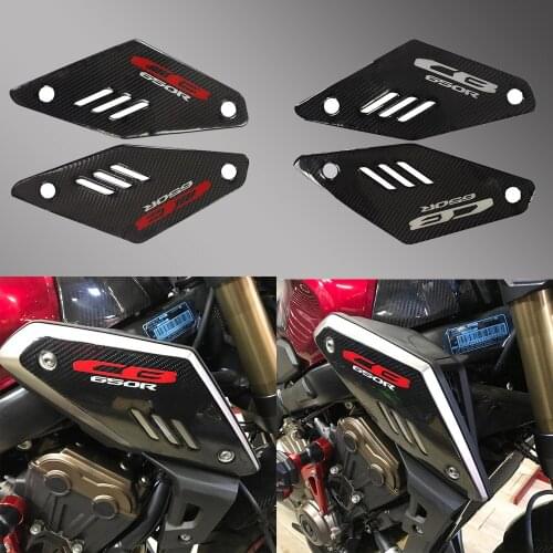 FOR Honda CB650R body side sticker CB 650R 2019 2020 new motorcycle waterproof 3D fiber carbon fiber reflective font protection