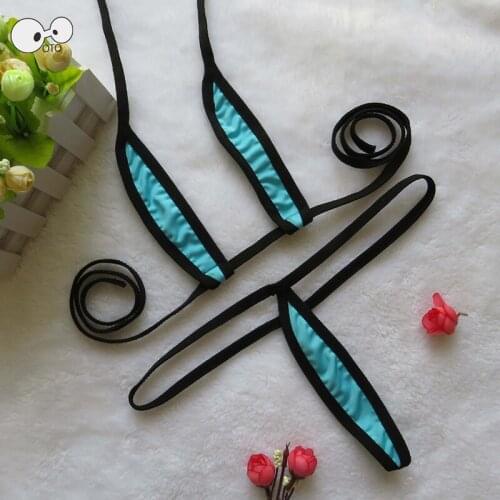 Extreme Sexy Micro Bikini 2pcs Women Brazilian Beach Sunbathing Swimwear Female G String Bikinis Set Mini Swimsuit Bathing Suit