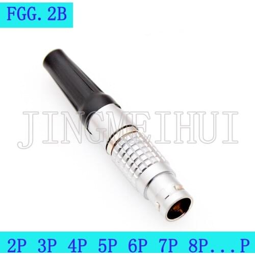 FGG.2B.2P 3P 4P 5P 6P 7P 8P 10P 14P 16P Push-pull self-locking Aviation Metal Circular Connector for Data and Telecom Systems