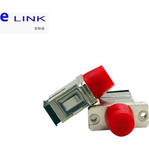 50pcs SC-FC fiber hybrid adapter SX SM MM plastic metal APC UPC optical fibre coupler low iL free shipping ELINK optic connector