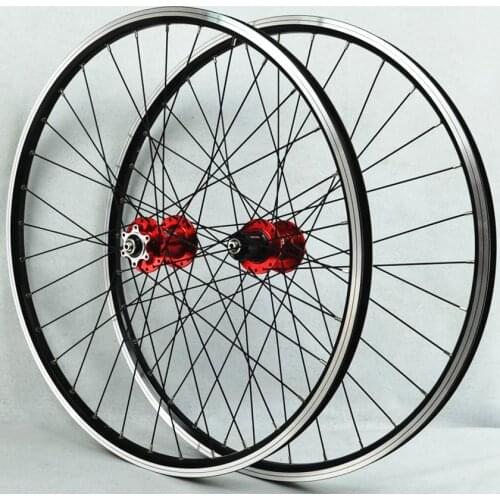 MTB bike Mountain bicycle front 2 rear 4 bearing hub drums V brakes wheels wheel set 7-11 speed card fly cassette