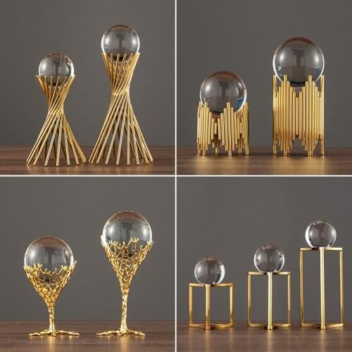 Crystal Ball Series Decoration Creative Nordic Modern Light Luxury High-end Home Office Living Room TV Cabinet Decoration Gift