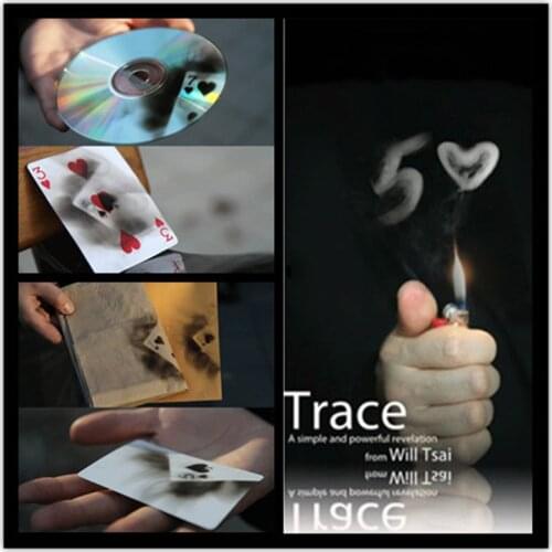 Trace (Gimmick and DVD) by Will Tsai -Magic Tricks powerful tool card impressions Liquid,Accessories,stage magic props 81121