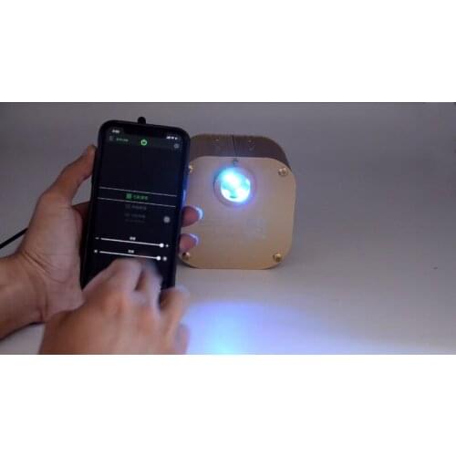 16W RGBW Twinkle Fiber Optic Light Engine APP smart phone Control Ceiling LED Light Device Remote controlled Star DIY