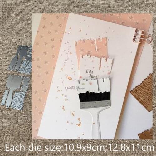 XLDesign Craft Metal Cutting Dies stencil mold Paint color brush decoration scrapbook Album Paper Card Craft Embossing die cuts