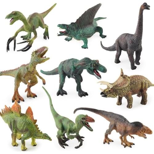 Simulation Dinosaur Model Toy Movable Jaw Allosaurus Dinosaur Model Ornament Dinosaur Collection Animals Model Kids Gift