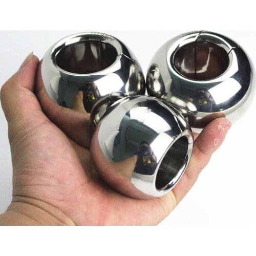 Male Scrotum Pendant Penis Pendant Stainless Steel Testis Weight Cockrings Screw Fixed Press Scrotal Bondage Rings for Men BB401