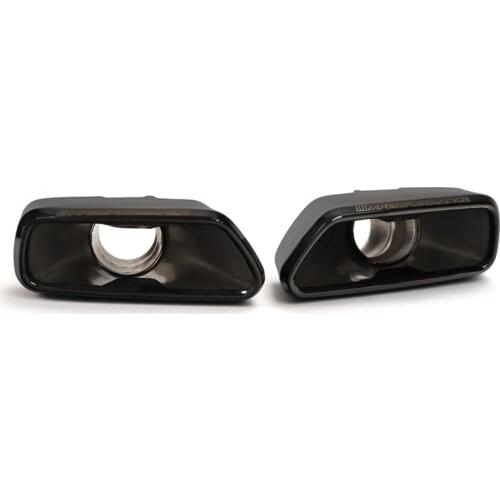 Suitable For New Bmw 5 Series G30g38 Modified Titanium Black Stainless Steel Nozzle Tail Throat Muffler Exhaust Pipe