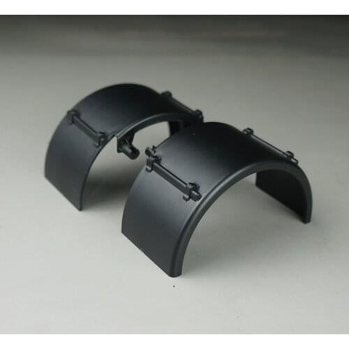 Rc Car Single Axis Plastic Fender Mudguard For 1:14 RC Truck TAMIYA Tractor SCANIA MAN Mercedes VOLVO & Toy Trailer DIY Part