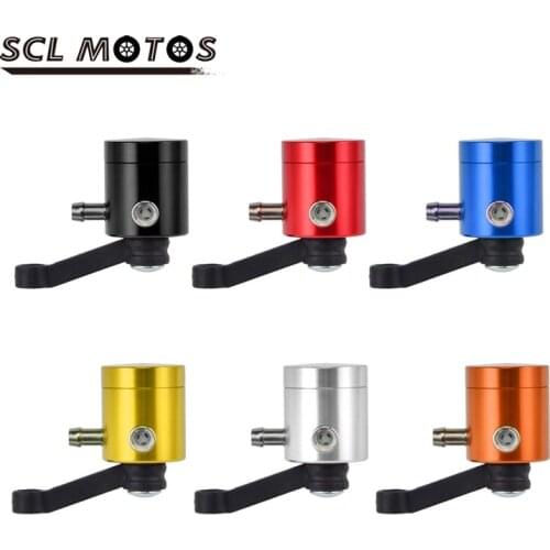 SCL MOTOS Motorcycle Brake Fluid Reservoir Clutch Tank Cylinder Oil Fluid Cup For YAMAHA DUCATI Kawasaki Suzuki Honda CBR600