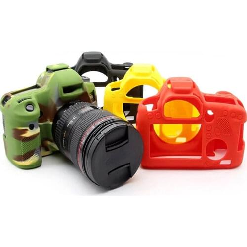 High Quality Silicone Camera Case Cover for Canon 6D/70D/77D/80D/650D/700D/5D3 5DS 5DR/5D Mark IV Soft Rubber Camera Case Skin