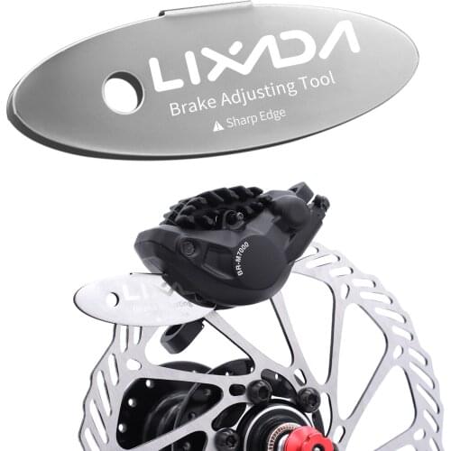 3PCS Lixada MTB Disc Brake Pads Adjusting Tool Bicycle Pads Mounting Assistant Brake Pads Rotor Alignment Tools Spacer