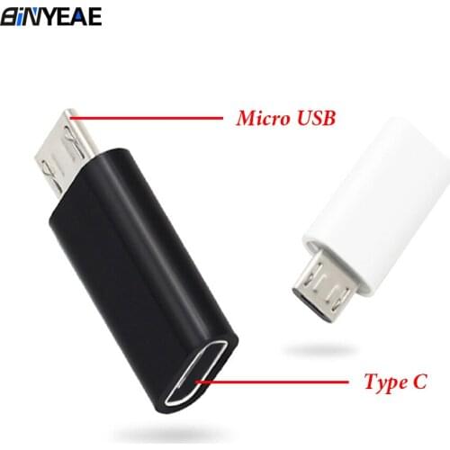 Universal Micro Usb To Type C Adapter For Android Mobile Micro USB Connectors Mini Type-C Jack Splitter Charge Data Transmission