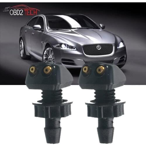 2 Pcs Universal Car Windshield Washer Wiper Nozzle Sprayer Sprinkler Water Spout Outlet Washer Spray Nozzle For Vol~vo shipping