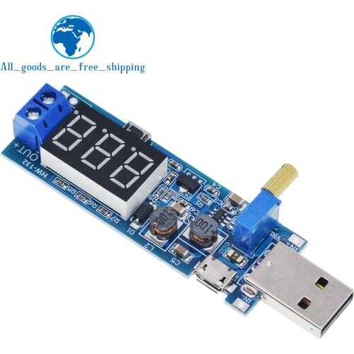 DC-DC 5V to 3.5V / 12V USB Step UP / Down Power Supply Module Adjustable Boost Buck Converter Out DC 1.2V-24V